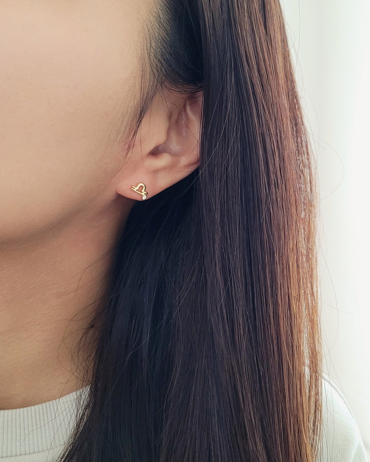 Starry Zodiac Sign Earrings · Libra