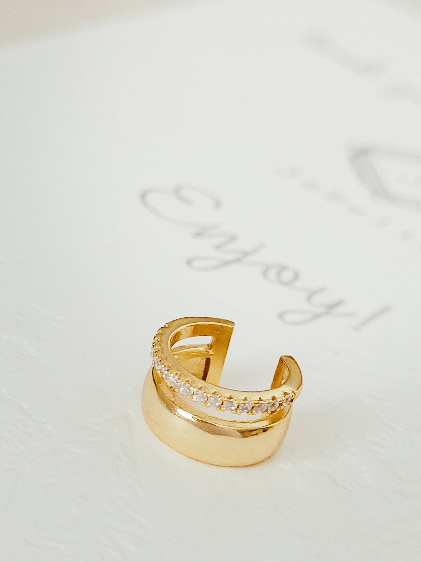 Celestial Pave Chubby Ear Cuff