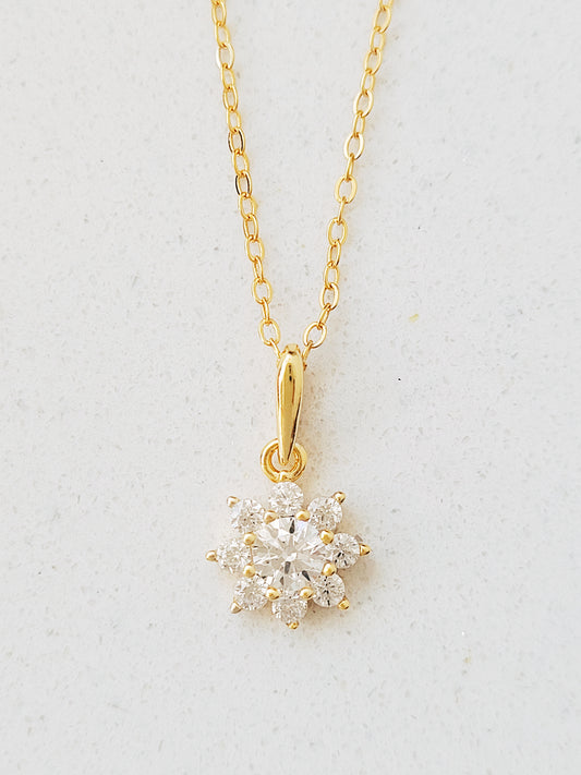 Marquise Flower Necklace
