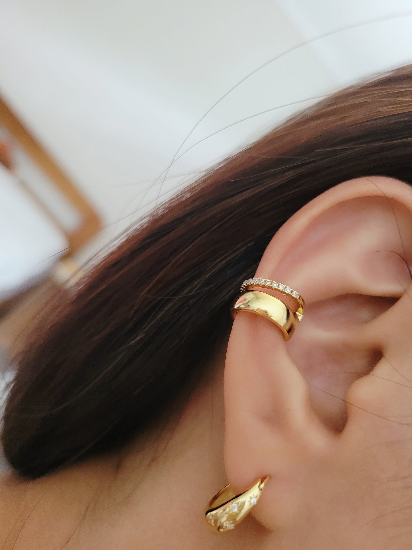 Celestial Pave Chubby Ear Cuff