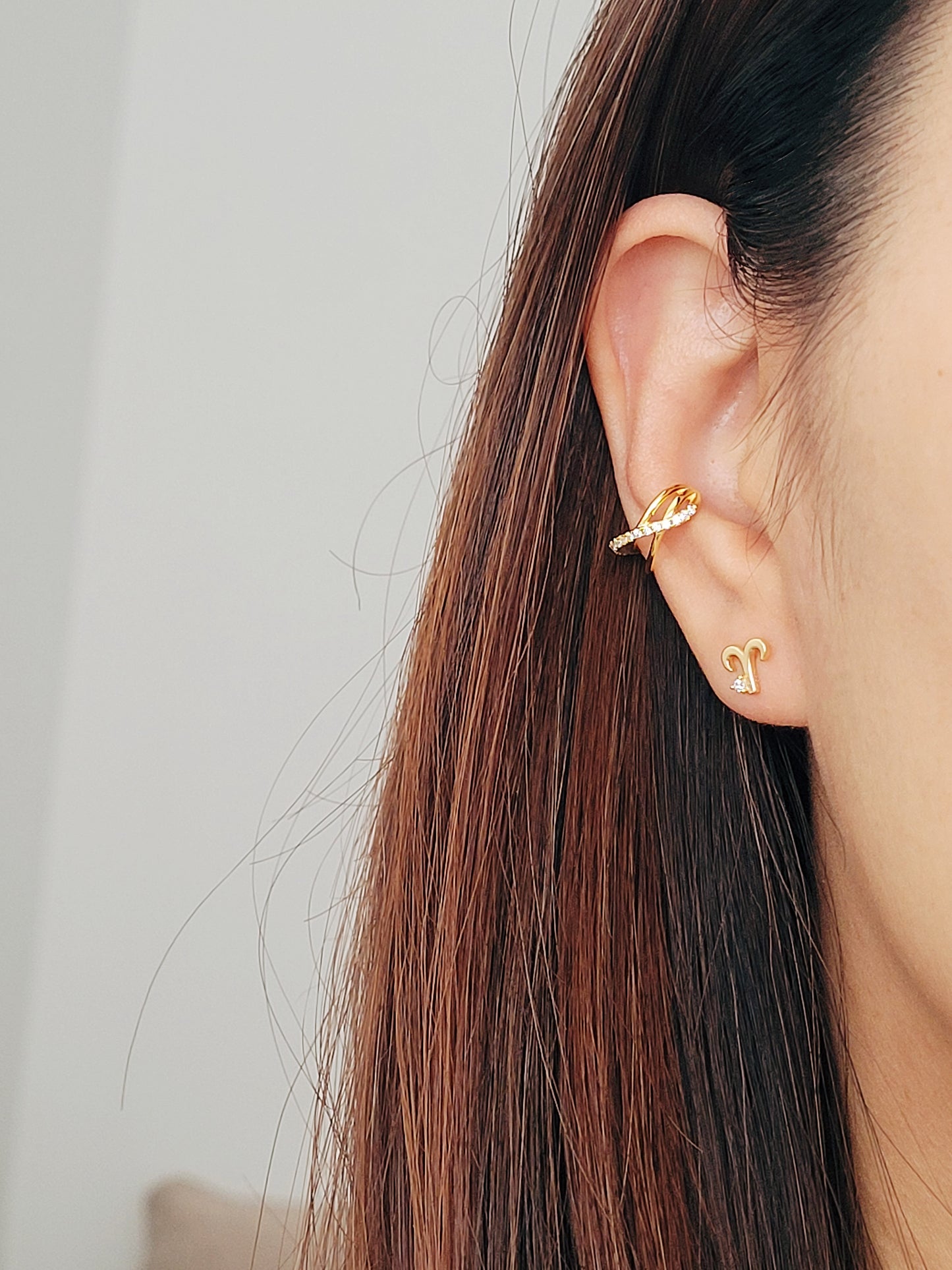Triple Pave Ear Cuff