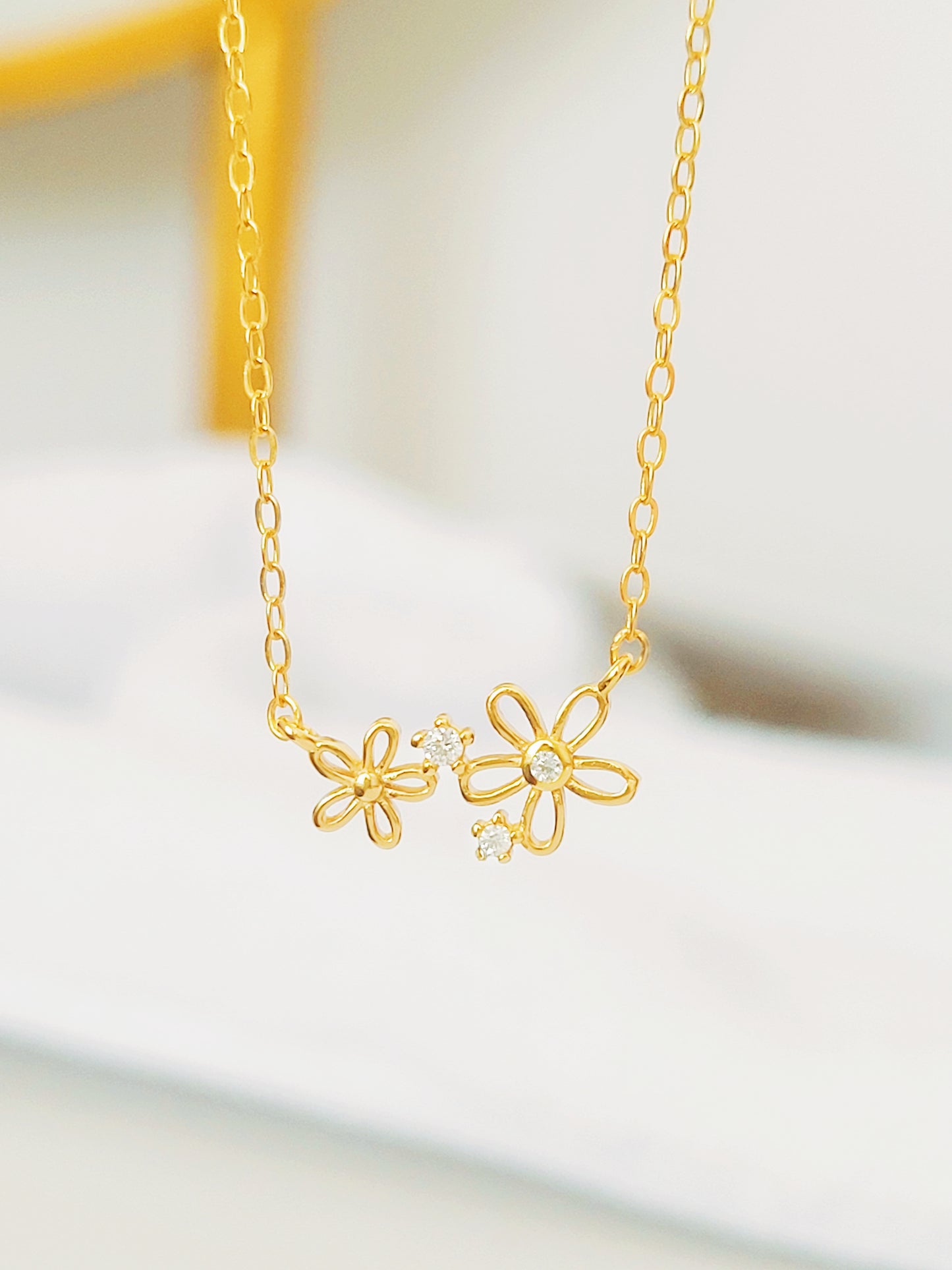 Tiny Flower Necklace
