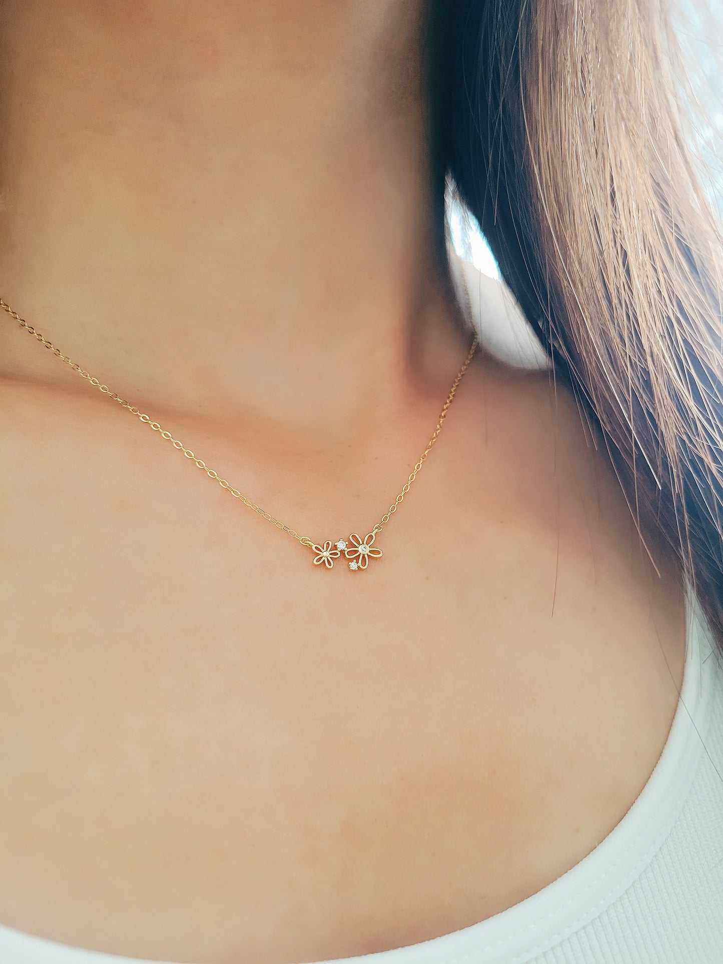 Tiny Flower Necklace