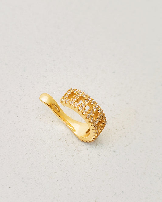 pave ear cuff
