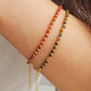 Spiritual protection bracelet with gold and Tiger’s Eye stones or Red Onyx stones