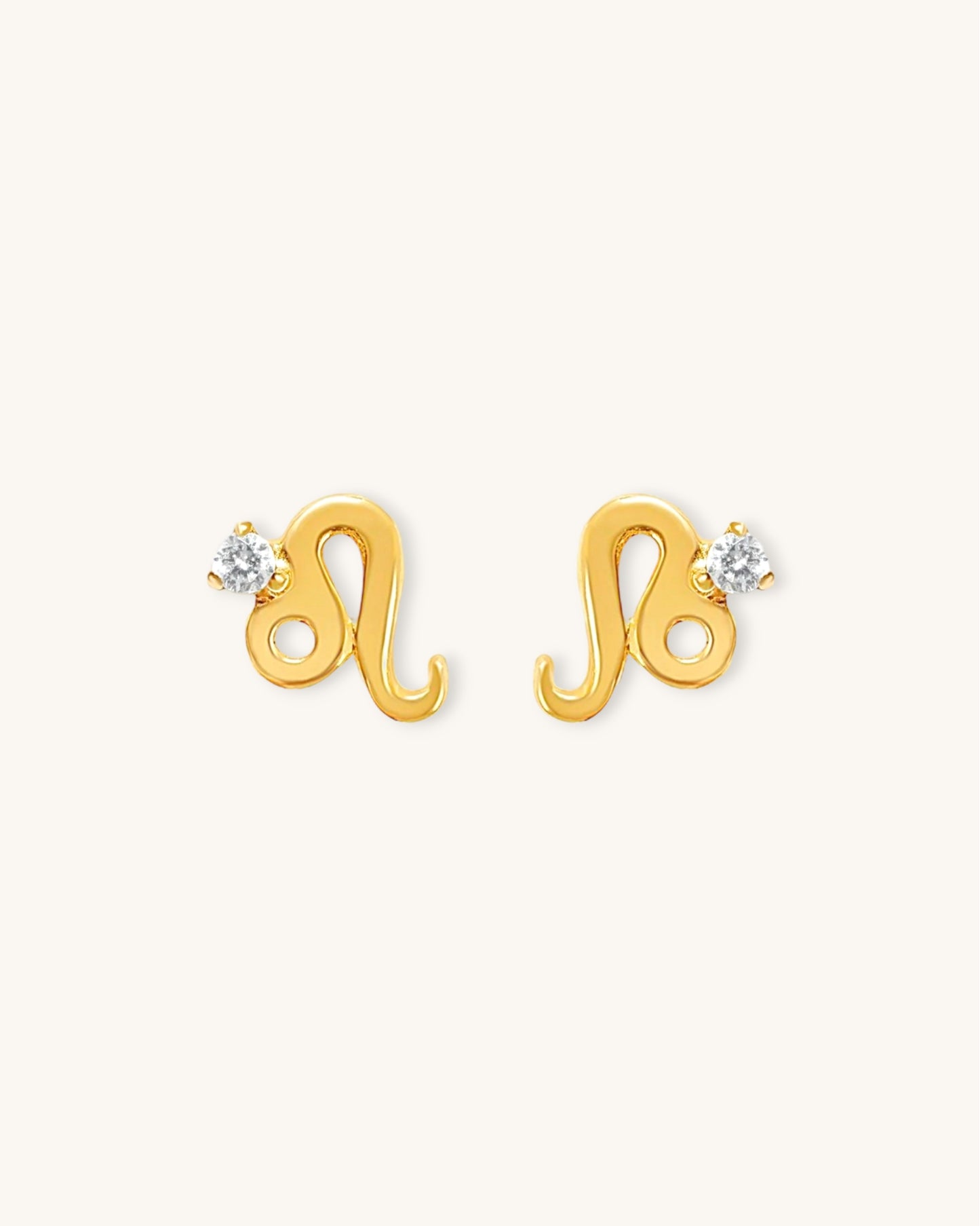 Starry Zodiac Sign Earrings · Leo