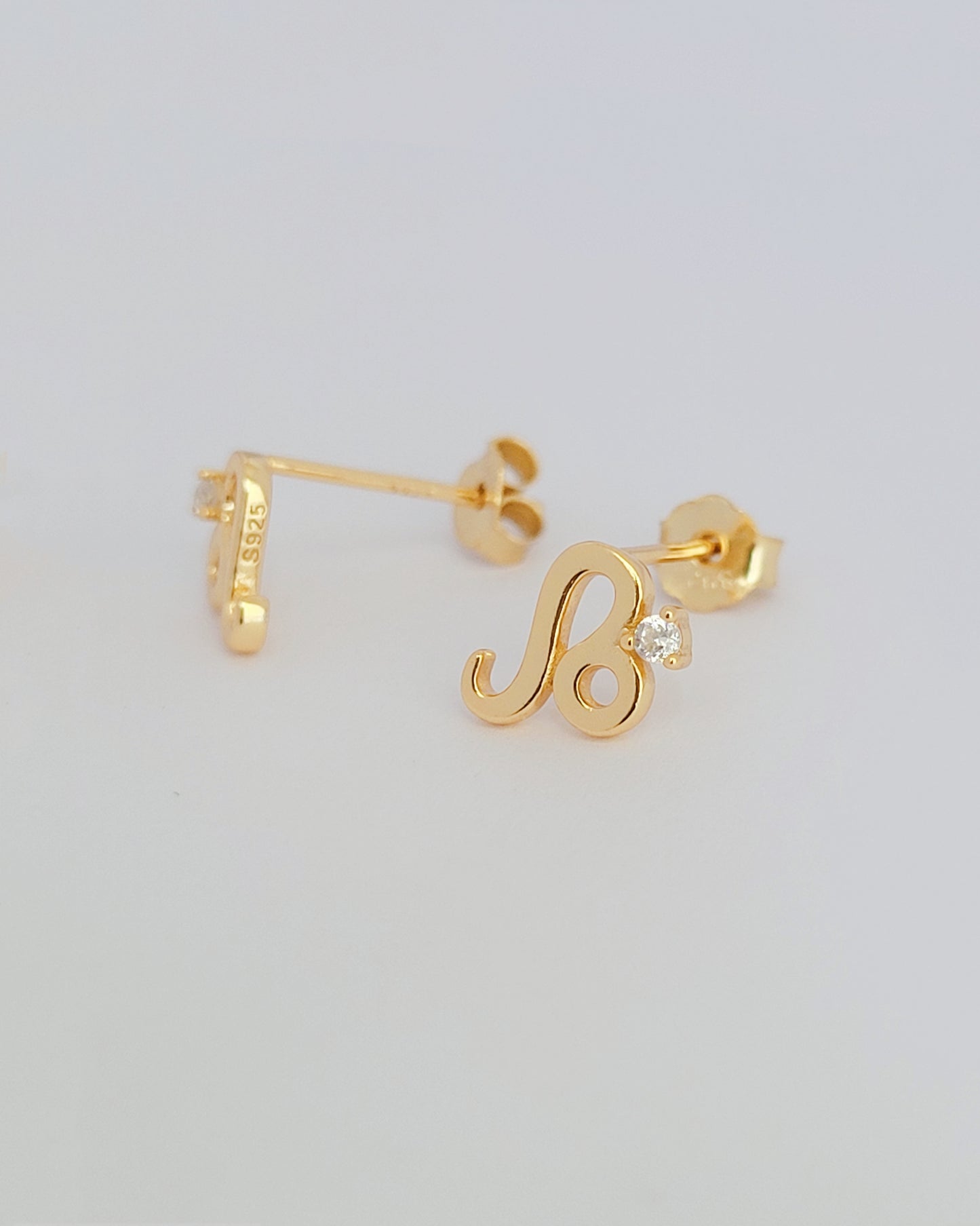 Starry Zodiac Sign Earrings · Leo