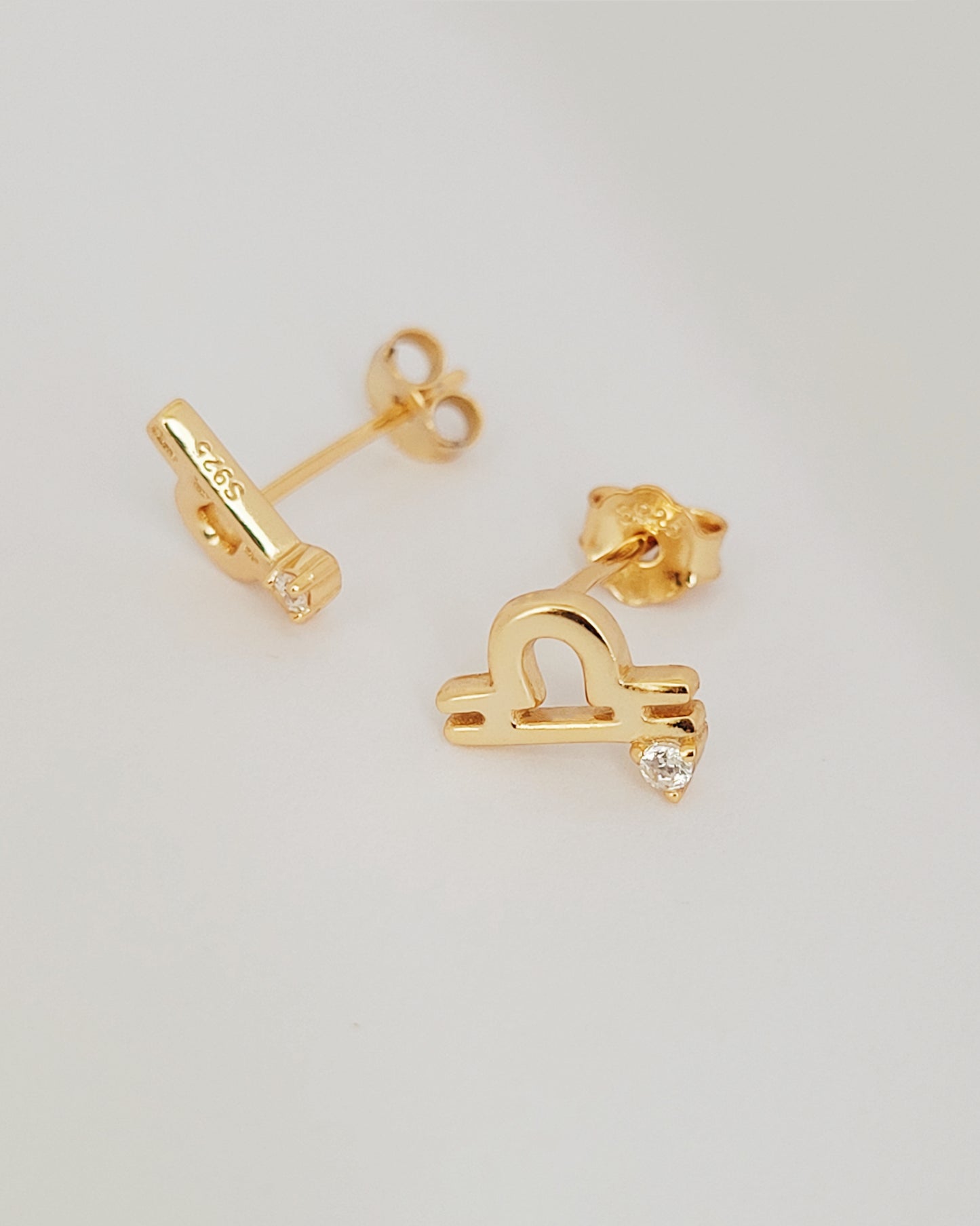 Starry Zodiac Sign Earrings · Libra