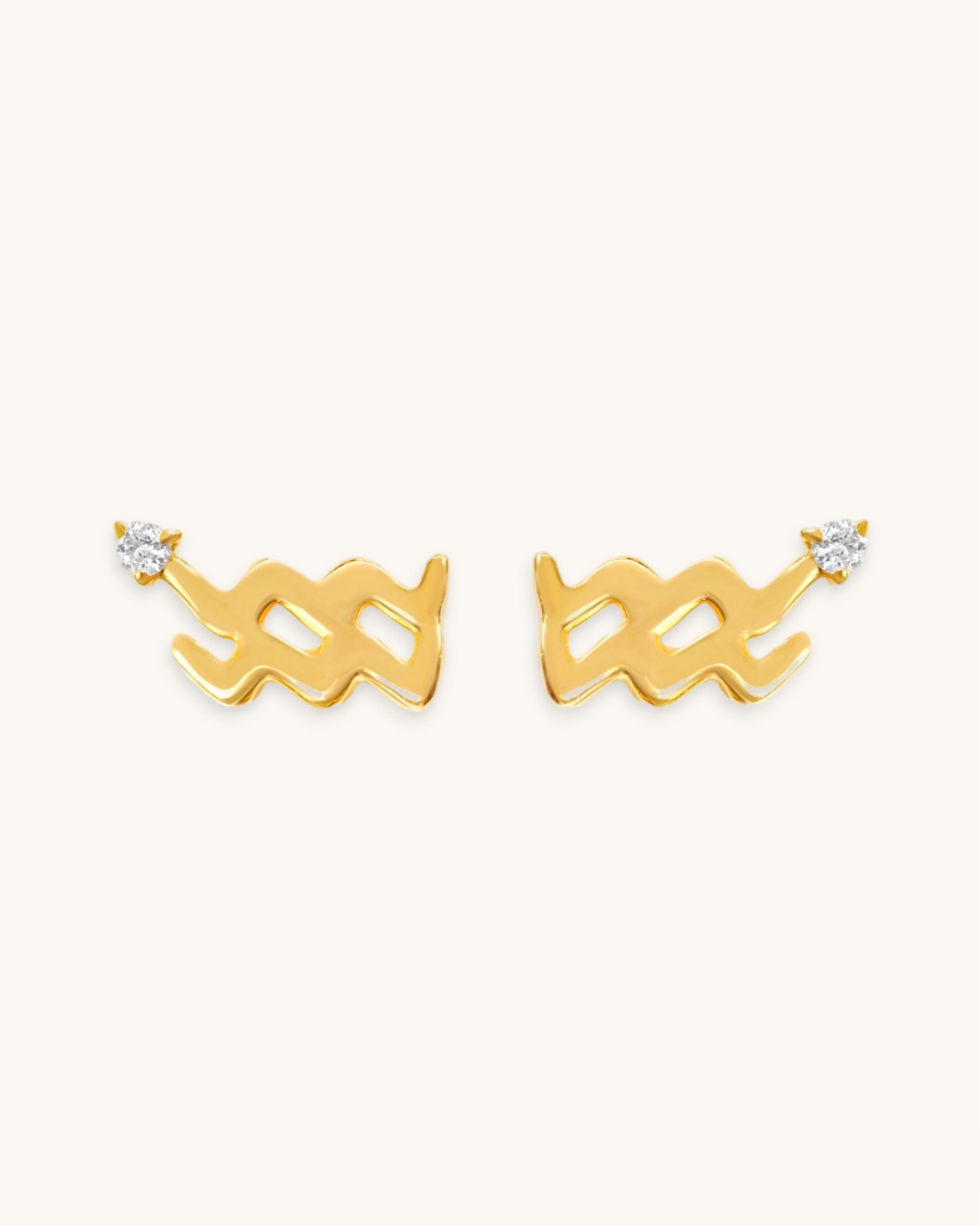 Aquarius earrings