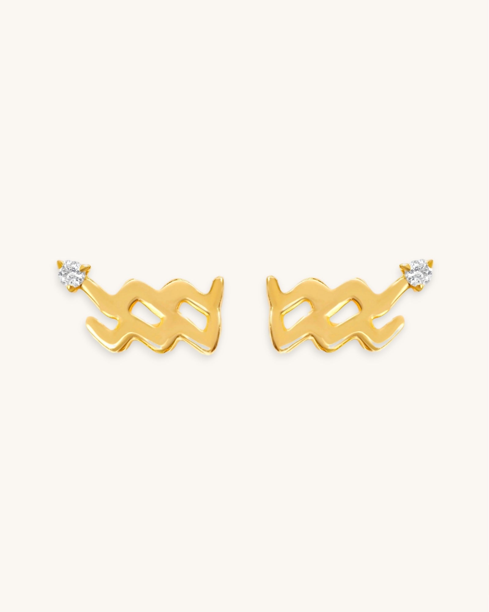 Aquarius earrings