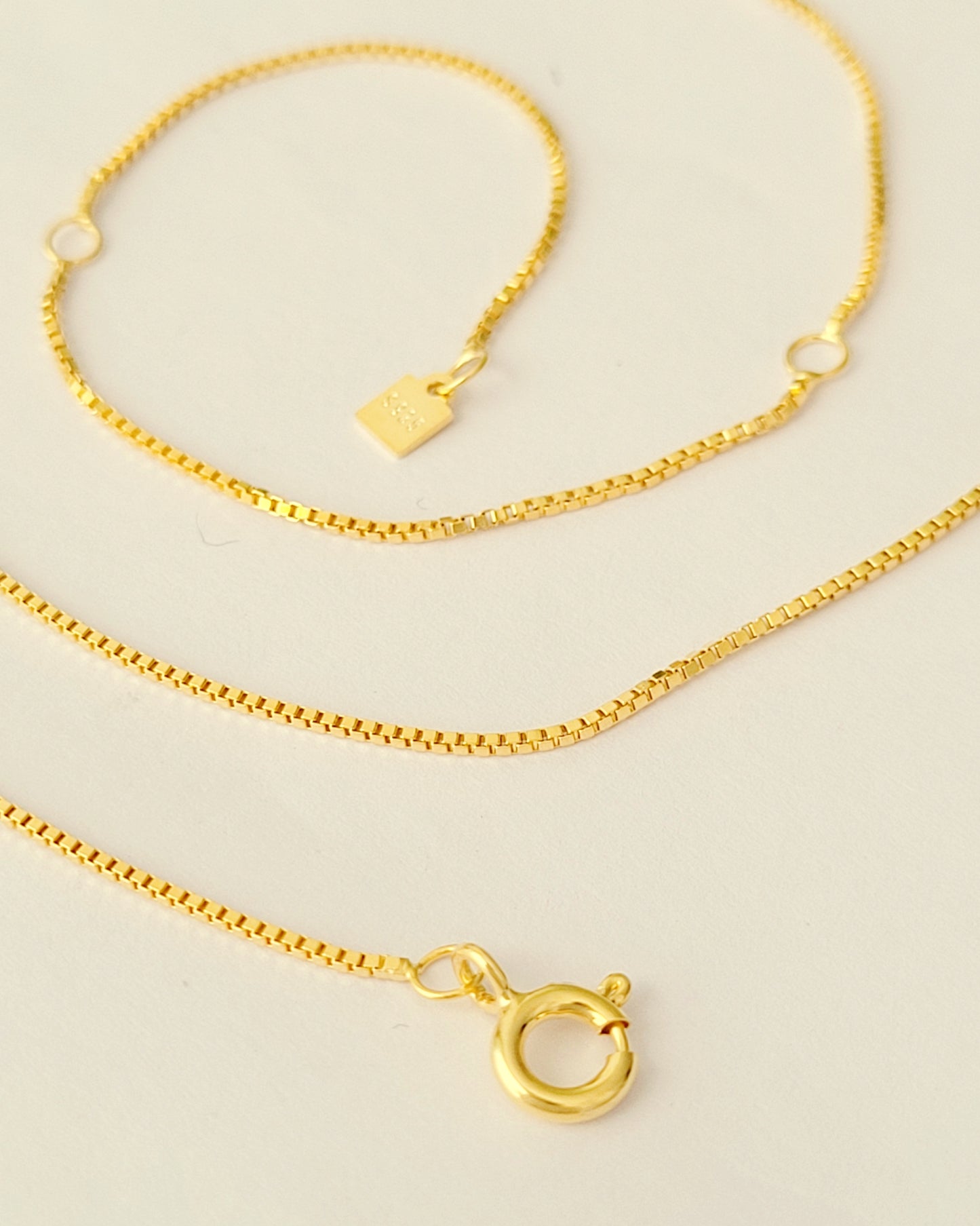 Fine Box Chain Necklace