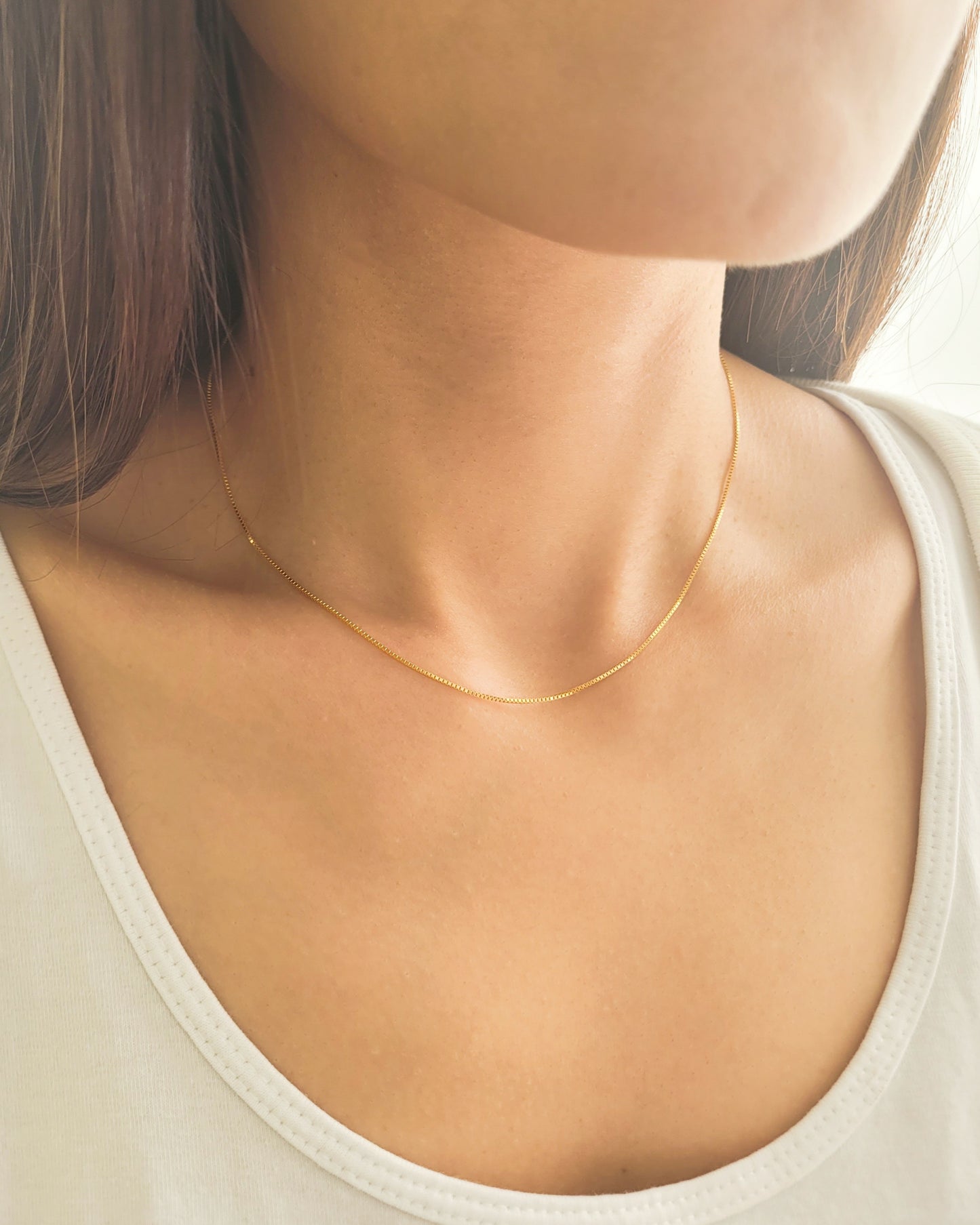 Fine Box Chain Necklace
