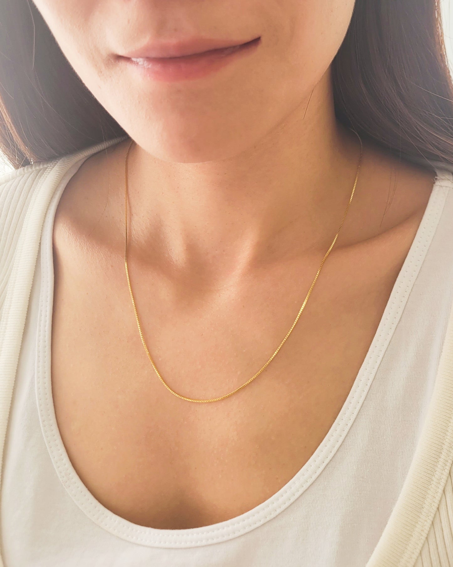 Fine Box Chain Necklace